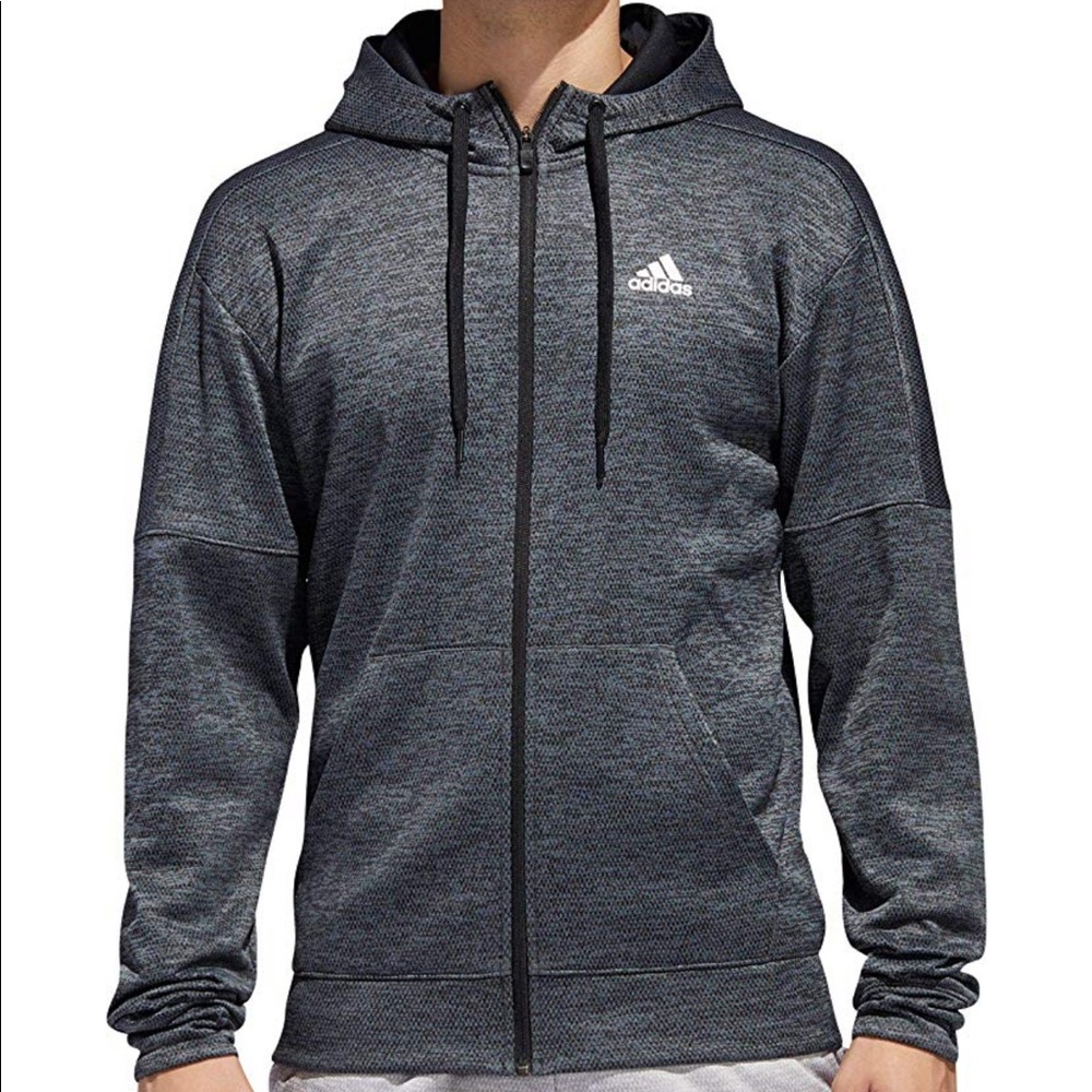 Men's adidas Performance Full-Zip Fleece Hoodie